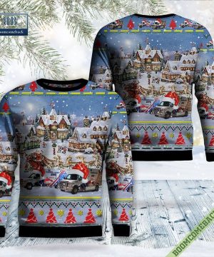 Howell, Michigan, Livingston County EMS Ugly Christmas Sweater