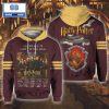 Harry Potter 20th Anniversary Return To Hogwarts Black Signature And Logo Hogwarts 3D Hoodie