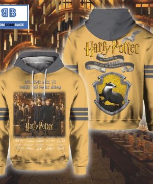 HP 20th Anniversary Return To Hogwarts Signature Hufflepuff Hoodie