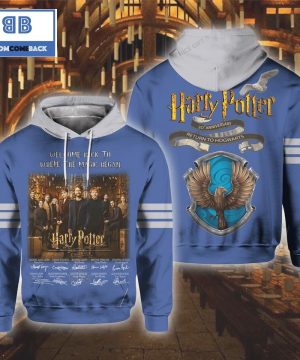 HP 20th Anniversary Return To Hogwarts Signature Ravenclaw Hoodie