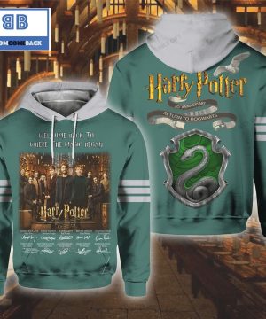 HP 20th Anniversary Return To Hogwarts Signature Slytherin Hoodie