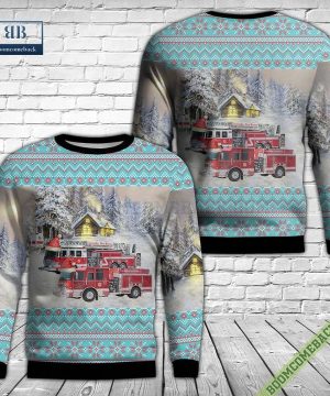 Illinois, Centralia City Fire Department Ugly Christmas Sweater