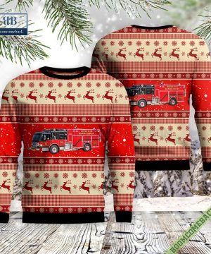 Illinois, Deerfield-Bannockburn Fire Department Ugly Christmas Sweater