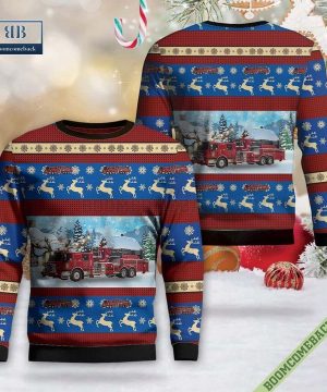 Illinois, Lisle-Woodridge Fire Protection District Ugly Christmas Sweater