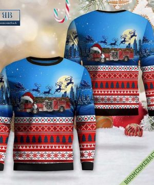 Illinois, Medora Fire Protection District Ugly Christmas Sweater