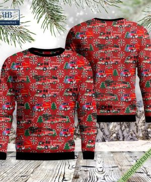 Illinois, Niles Fire Department Christmas Sweater