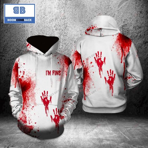 I’m Fine Halloween 3D Hoodie