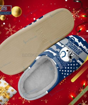 Indianapolis Colts Christmas Indoor Slippers