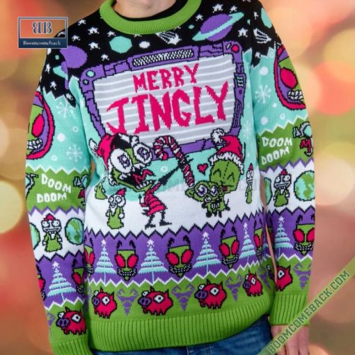 Invader Zim Merry Jingly Ugly Christmas Sweater Gift For Adult And Kid