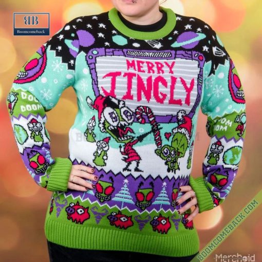 Invader Zim Merry Jingly Ugly Christmas Sweater Gift For Adult And Kid