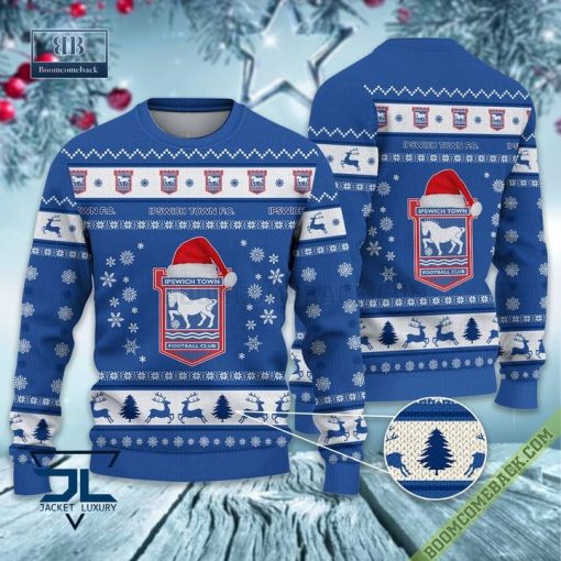 Ipswich Town FC Trending Ugly Christmas Sweater