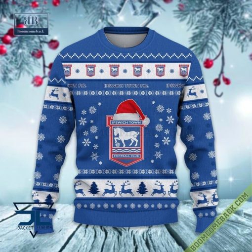 Ipswich Town FC Trending Ugly Christmas Sweater