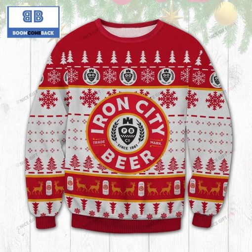 Iron City Beer Christmas 3D Sweater