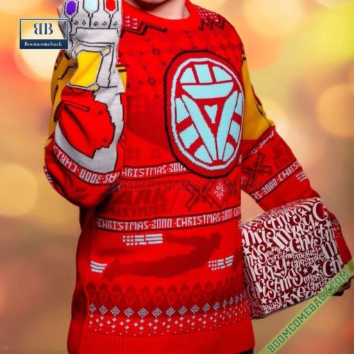 Iron Man Marvel Christmas Sweater Jumper