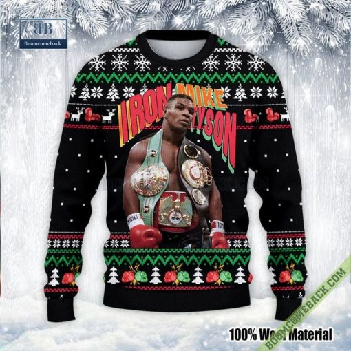 Iron Mike Tyson Vintage Ugly Christmas Sweater