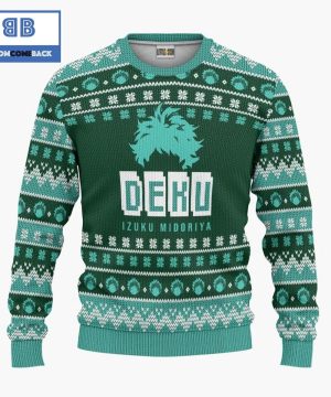 izuku midoriya my hero academia anime christmas custom knitted 3d sweater 4 rKzh8