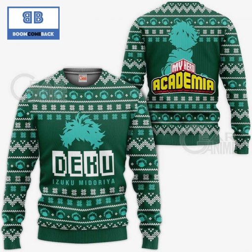 Izuku Midoriya My Hero Academia Anime Ugly Christmas Sweater