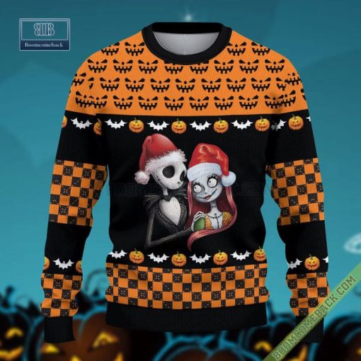 Jack And Sally The Nightmare Before Christmas Wool Sweater