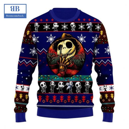 Jack Skellington Chibi Ugly Christmas Sweater