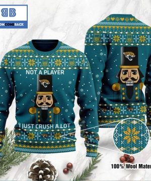 Jacksonville Jaguars Not A Player I Just Crush Alot Ugly Christmas Sweater