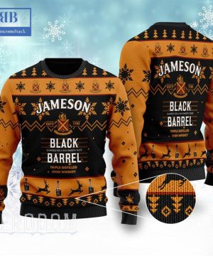 Jameson Black Barrel Ugly Christmas Sweater