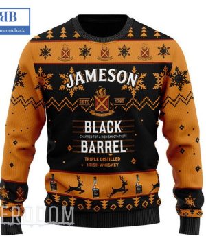 Jameson Black Barrel Ugly Christmas Sweater