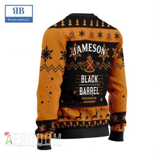 Jameson Black Barrel Ugly Christmas Sweater