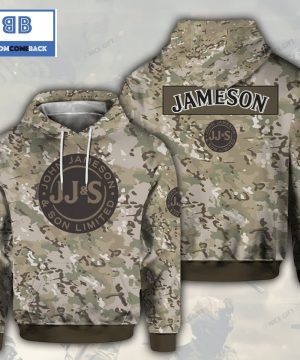 jameson irish whiskey camouflage 3d hoodie 2 vdcKk