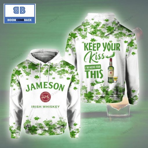 Jameson Irish Whiskey White 3D Hoodie