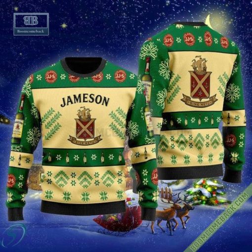 Jameson Whiskey Christmas Ugly Sweater