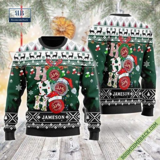 Jameson Whiskey Ho Ho Ho Christmas Sweater