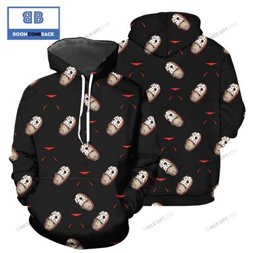 Jason Voorhees Halloween 3D Hoodie ver 2