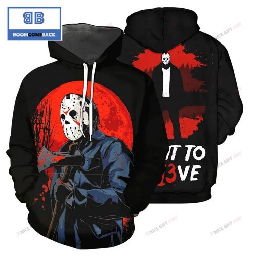 Jason Voorhees Halloween 3D Hoodie ver 3