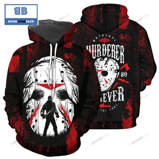 Jason Voorhees Halloween 3D Hoodie ver 5