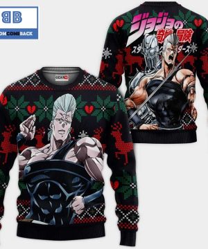 Jean Pierre Polnareff JoJo’s Bizarre Adventure Anime Ugly Christmas Sweater