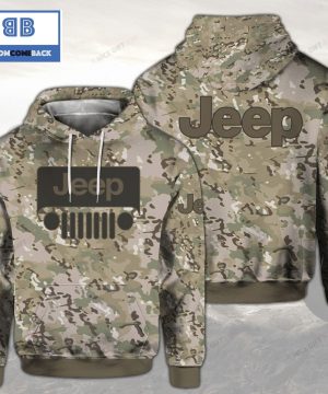 Jeep Camouflage Hunting 3D Hoodie