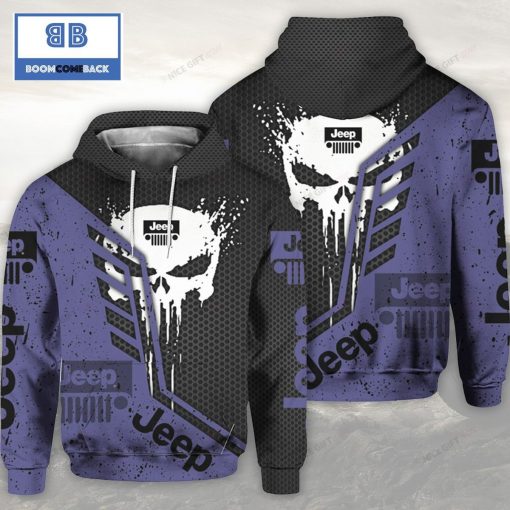 Jeep Cthulhu Black And Purple 3D Hoodie