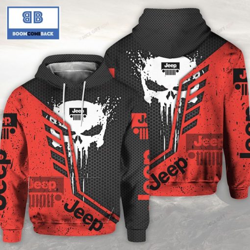 Jeep Cthulhu Black And Red 3D Hoodie