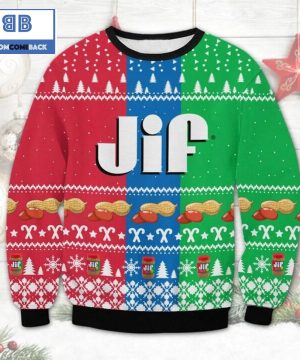 JIF Peanut Butter Ugly Christmas Sweater