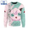 Leafeon Starry Pokemon Anime Christmas 3D Sweatshirt