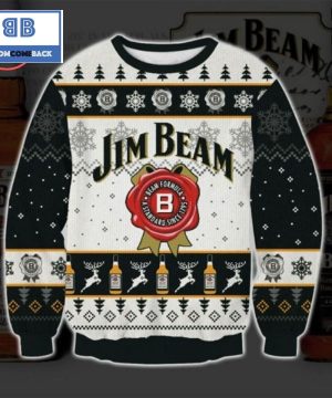 jim beam bourbon whisky christmas black 3d sweater 2 yZJZu