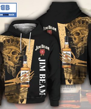 Jim Beam Skull 3D Hoodie