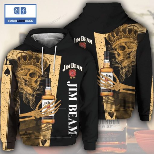 Jim Beam Skull 3D Hoodie