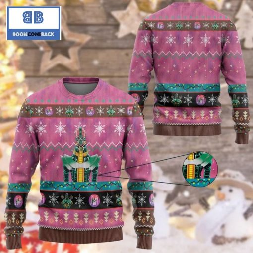 Jinzo Yu Gi Oh Anime Custom Imitation Knitted Ugly Christmas Sweater