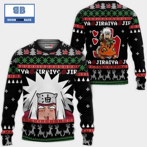 Jiraiya Naruto Anime Christmas 3D Sweater