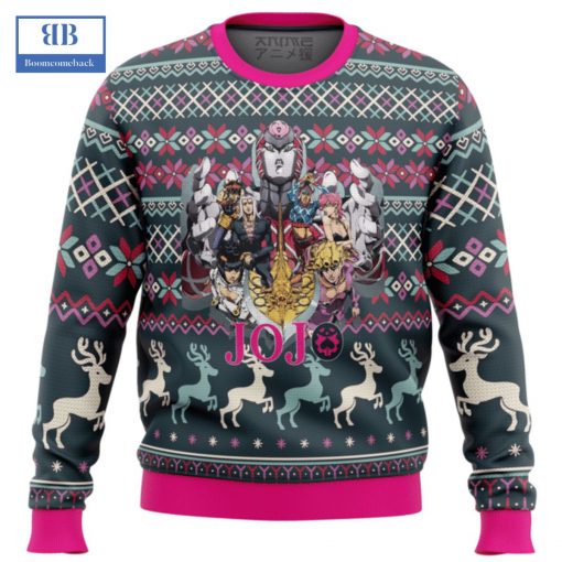 JoJo’s Bizarre Adventure Golden Wind Ugly Christmas Sweater