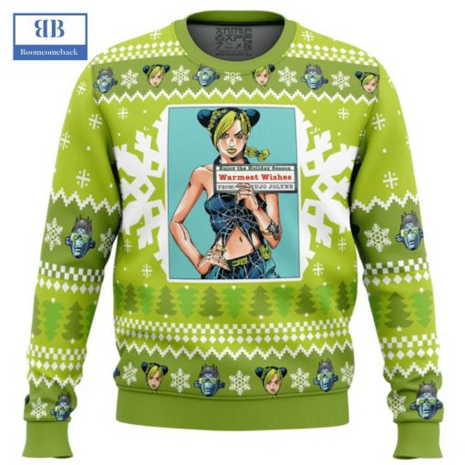 JoJo’s Bizarre Adventure Jolyne Cujoh Ugly Christmas Sweater