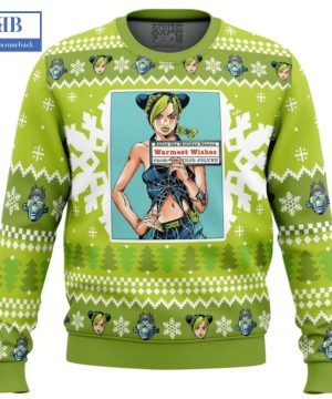 jojos bizarre adventure jolyne cujoh ugly christmas sweater 3 8iFn3