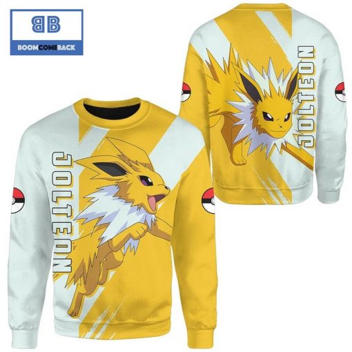 Jolteon Pokemon Anime 3d Sweatshirt