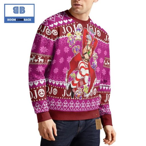 Jonathan Joestar JoJo Bizarre Adventure Anime Christmas Custom Knitted 3D Sweater